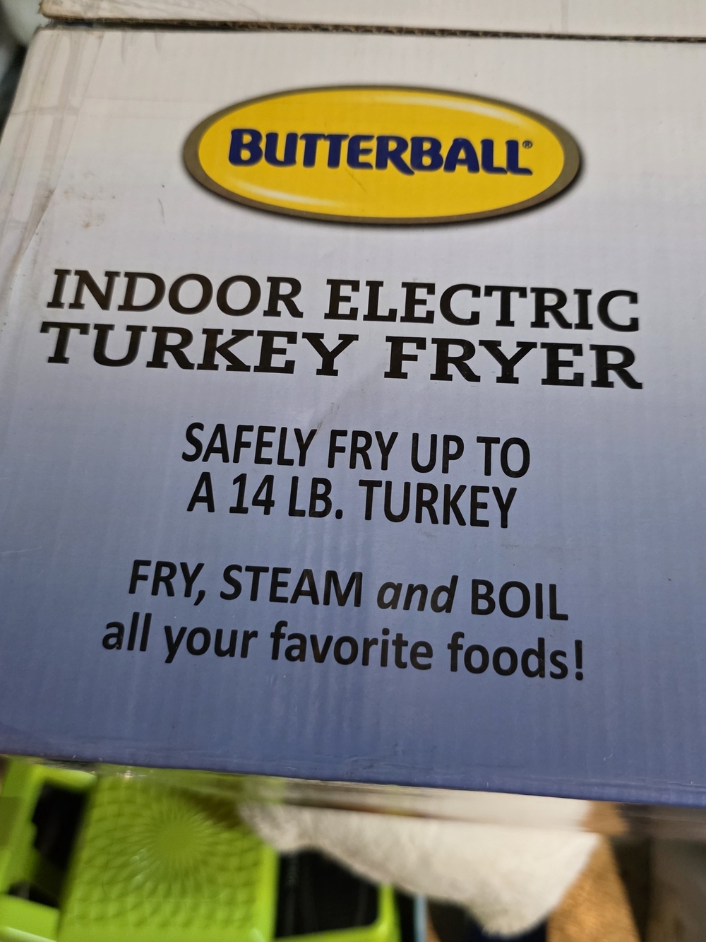 Butterball Yellow and Blue Branded Turkey Fryer Packaging - Picture 3 of 6